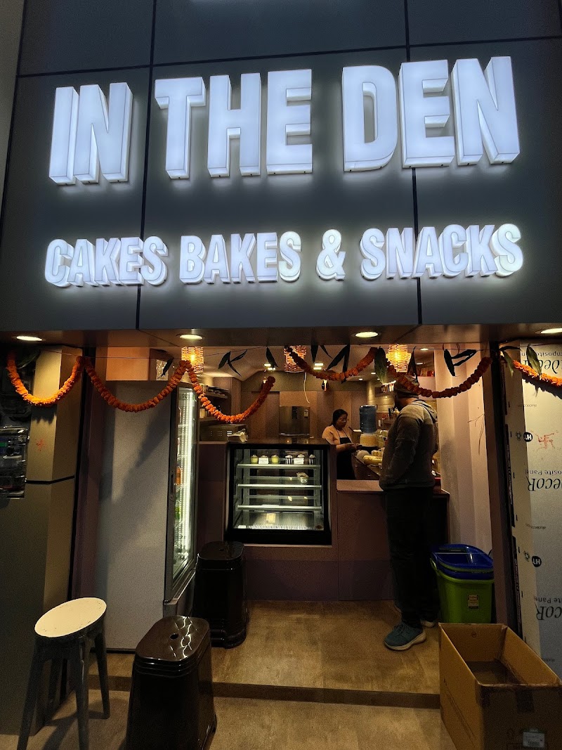 In the den